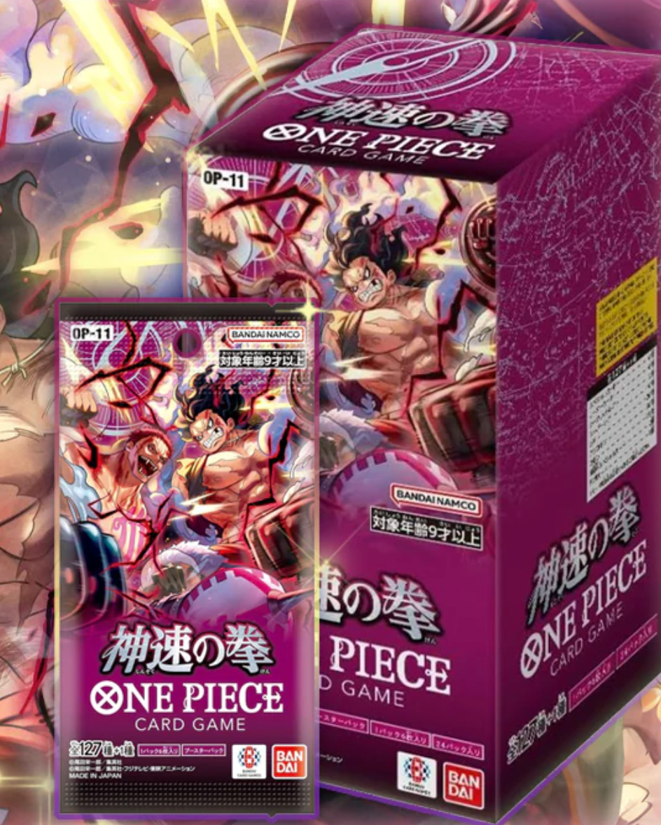 One Piece Trading Card Game OP-11 Booster Box A Fist of Divine Speed Japanese Sealed