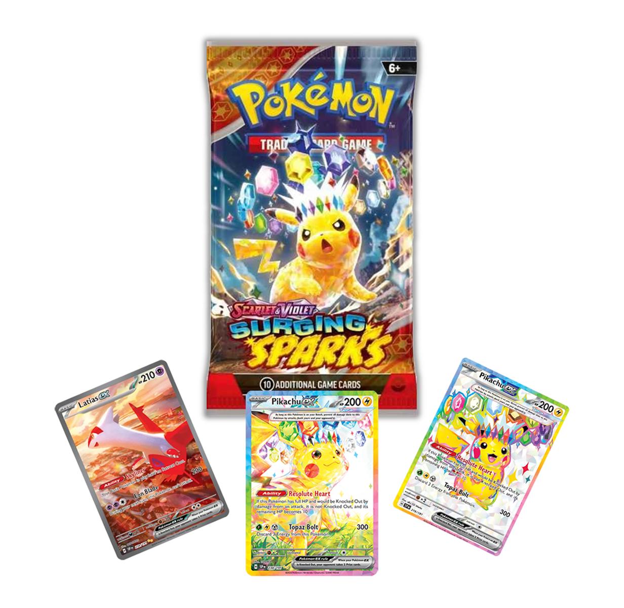 TCG Pokemon Surging Sparks Booster Packs and Boes Scarlet and Violet