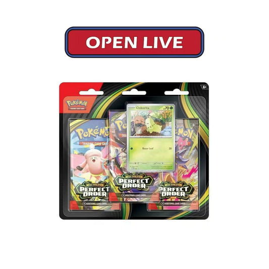 TCG Pokemon Perfect Order 3-Pack Blister Collection