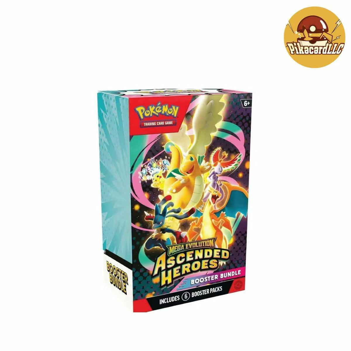 TCG Pokemon Ascended Heroes Booster Bundle - 6 Booster Packs