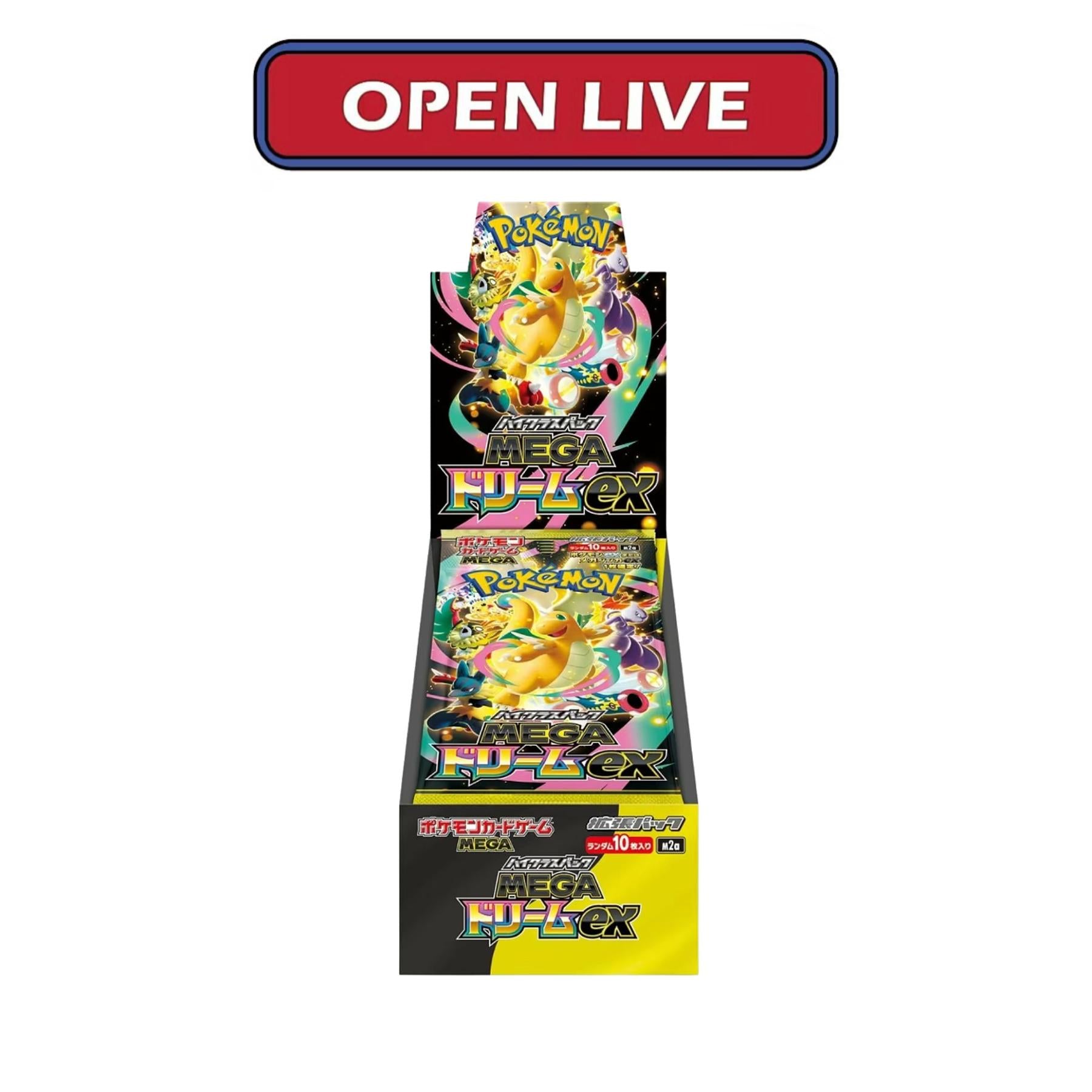 Pokémon TCG Mega Dream ex Booster Box (Japanese) – view 3