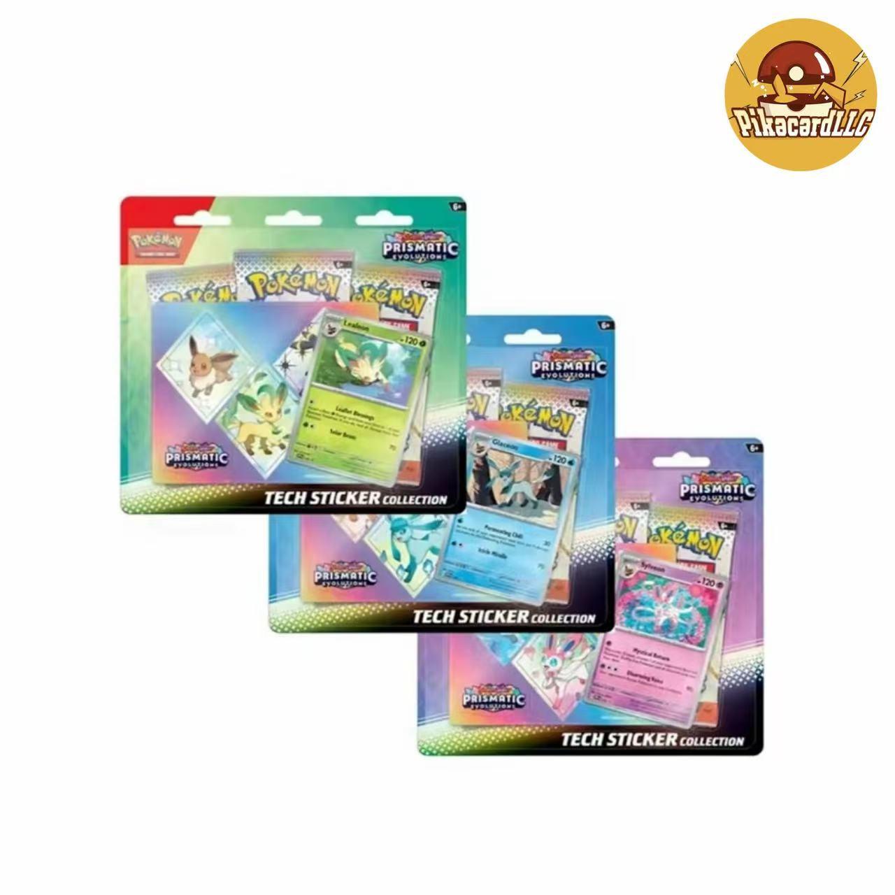 Pokémon TCG Prismatic Evolutions Tech Sticker Collection